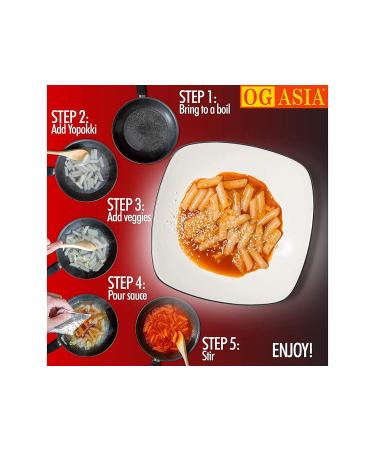 Yopokki Double Pack Sweet/Spicy + Jjajang Beans - Tteokbokki Rice Cake Cups - 260g OG Asia - Authentic Korean Snack - International Shipping - Buy Online on GoSupps.com