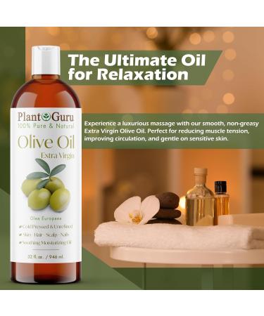 Olive Oil Extra Virgin 2 fl. oz. 100% Pure & Natural Unrefined Carrier Oil - Cold Pressed Nourishing for Skin and Hair Care Rich Flavor for Cooking and Beauty Routine - Buy Online on GoSupps.com