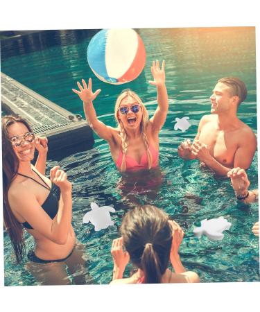 20 Pcs Pool Oil Absorbing Sponge Turtle Shaped Cleaning Sponge for Swimming Pool Floating White Pool Scum Sponge Filter for Hot Tub Swimming Pool Spa Hot Tub Sponge - Buy Online on GoSupps.com