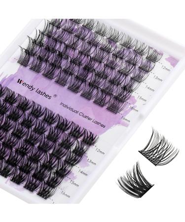 Individual Lashes 0.07mm Cluster Lashes D Curl 12-16mm Mixed Long Individual Eyelashes Cluster DIY Lash Extensions Reusable Soft and Wispy Cluster Eyelash Extensions(ZW02/ZW03-D-MIX12-16) RR-12-16mm ZW02+ZW03-0.07D