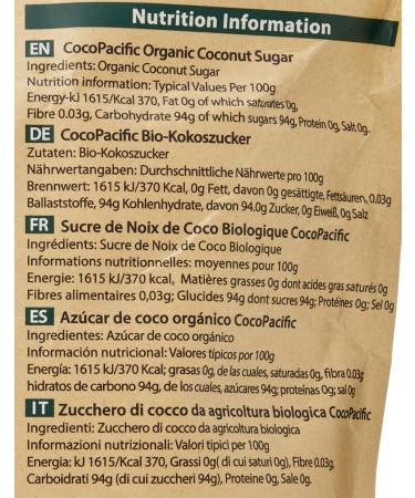CocoPacific Organic Coconut Sugar 2kg | Unrefined Natural Sweetener | Low Glycaemic Index | 100% Pure & Non-GMO - Buy Online on GoSupps.com