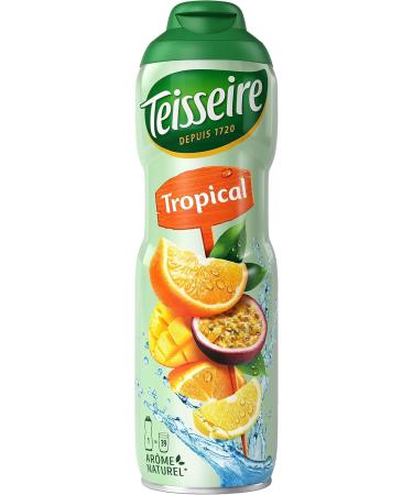 Teisseire Tropical Syrup Exotic Fruits for Refreshing Drink Cocktails Recyclable Bottle 60cl - Buy Online on GoSupps.com
