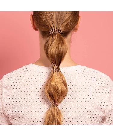 Invisibobble Slim Hair Tie Pink - 3x Thin Hair Ties for Elegant Styles | Strong Hold & Design from Munich - Buy Online on GoSupps.com