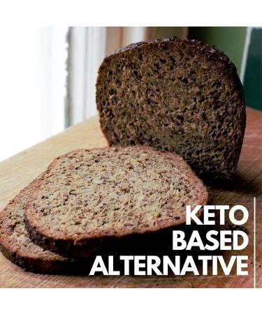Dillon Organic Flax Keto Bread 6 x 250g - Low Carb, Gluten-Free, High Fiber, Omega 3, Sunflower & Caraway Seeds - Buy Online on GoSupps.com