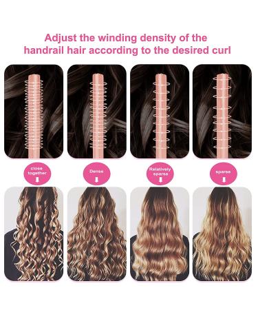 Ailevant Heatless Curling Rod Headband - Long Hair Curler for Natural Waves - No Heat Hair Rollers for Overnight Heatless Curls - Pink - Buy Online on GoSupps.com