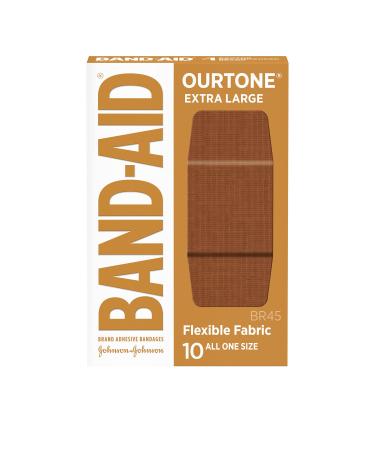 Band-Aid Brand Ourtone Adhesive Bandages  Flexible Protection & Care of Minor Cuts & Scrapes  Quilt-Aid Pad for Painful Wounds  BR45  Extra Large  10 ct - Buy Online on GoSupps.com