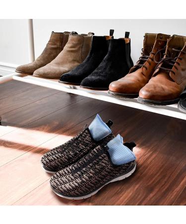 BambooMN Activated Charcoal Shoe Inserts - 10 Pairs Odor Absorbing & Moisture Eliminating 100g Each - Eco-Friendly Black Inserts for All Shoes - Buy Online on GoSupps.com