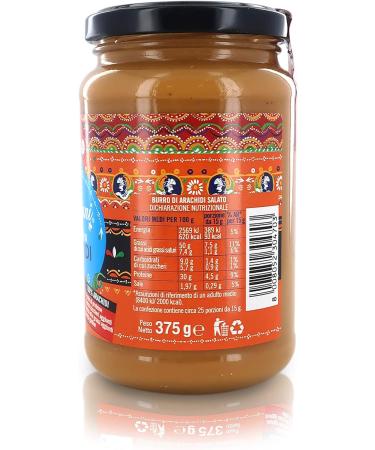 Dolgam Salted Peanut Butter Made in Italy 6 Jars 13.22 Oz Each 88.18 Oz Total - Buy Online on GoSupps.com