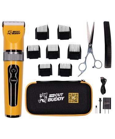 The Cut Buddy Clipper & Grooming Set for Men Cordless Hair & Beard Trimmer Quiet Titanium Plated Waterproof Won t Get Hot Blades Stay Sharp