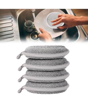 Drolasa 4PCS Multipurpose Wire Miracle Cleaning Cloths Strong Cleaning Thickening Kitchen Towels Multi Functional Dish Cloths