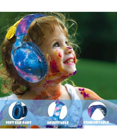 PROTEAR SNR 28 dB Kids Ear Defenders - Blue Nebula Noise Cancelling Ear Muffs | Hearing Protectors for Children, Toddlers, Babies | Ideal for Concerts & Study - Buy Online on GoSupps.com