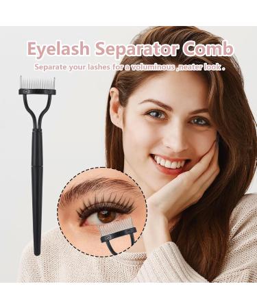 4 Pcs Eyebrow Brush & Comb Set - Professional Eyelash Separator Tool & Spoolies for Perfect Eye Makeup - Remove Clumps & Create Flawless Brows - Buy Online on GoSupps.com