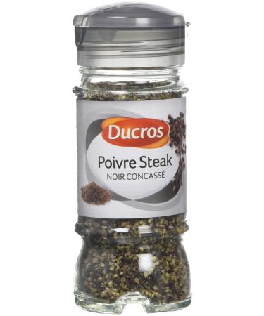 Ducros Poivre Steak Noir Concass 38 g - Lot de 3