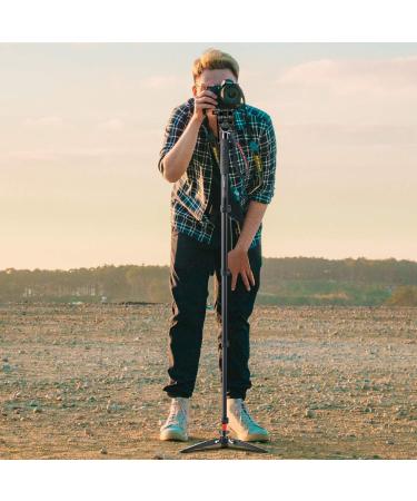 COMAN KX3232 73.2 Professional Aluminum Monopod Tripod with Pan Tilt Fluid Head - Lightweight Telescopic Camera Monopod for DSLR Video Cameras - Buy Online on GoSupps.com