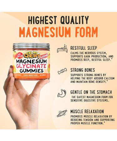 OH MY CHEWY Magnesium Gummies Bundle 2 Bottles (60 Each) Peach Mango & Coconut Pistachio - Buy Online on GoSupps.com