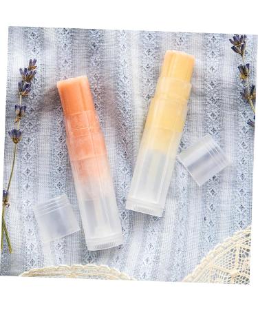  Anneome Anneome 50 Transparent Lip Balm Tubes Push Wheel Dispensing System Refillable Lip Gloss Containers for DIY Make Up Travel Use - Buy Online on GoSupps.com