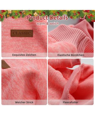 Hylyun 4 Pieces Knitted Dog Sweaters for Small & Medium Dogs | Warm Winter Clothing for Puppies & Cats | Soft & Comfortable Dark Colors - Buy Online on GoSupps.com