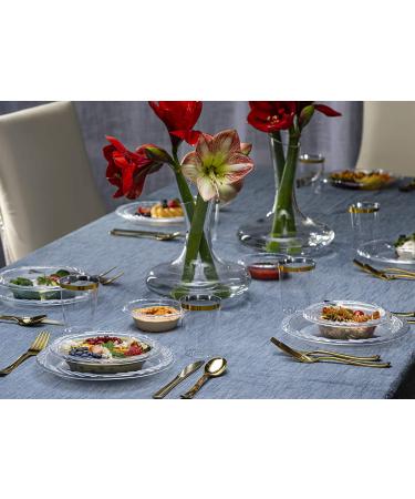 Plasticpro 6 Premium Clear Disposable Dessert Plates - Pack of 40 - Buy Online on GoSupps.com