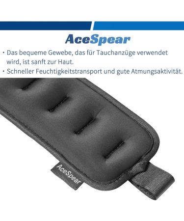 Buy Acespear Weight Cuffs | Adjustable Leg & Arm Weights for Men & Women | 0.5kg to 2kg Foot Weights for Running & Fitness Studio - Buy Online on GoSupps.com