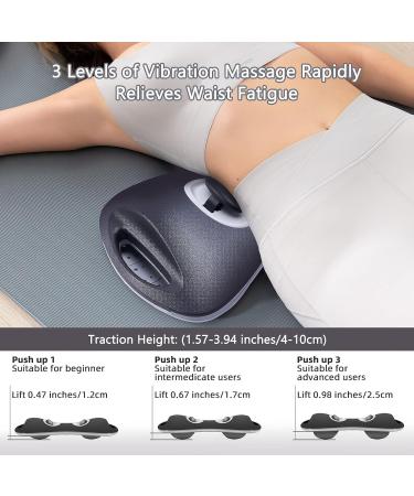 Buy Electrical Lumbar Traction Device | Back Massager with Airbags & Heat Therapy for Pain Relief - Buy Online on GoSupps.com