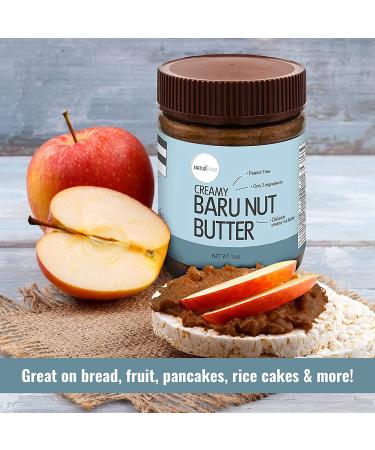 Naturtonix Baru Nut Butter - Peanut Free, Vegan & Kosher Certified, Creamy & Thick with Only 3 Ingredients, Gluten Free with 7g Protein - 11 Ounces - Buy Online on GoSupps.com