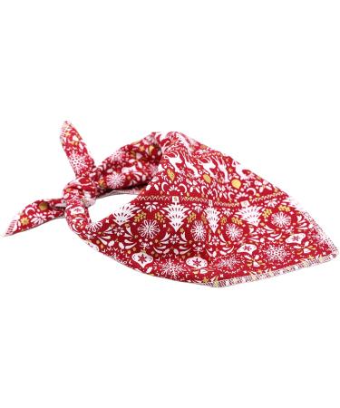 Aring Pet Dog Bandana - Soft Cotton Christmas Reindeer Bibs for Small to Large Dogs & Cats - Buy Online on GoSupps.com