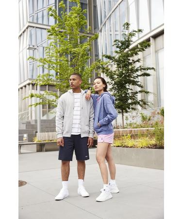 Champion Men's Powerblend Fleece Long Athletic Shorts - Oxford Gray - Buy Online on GoSupps.com