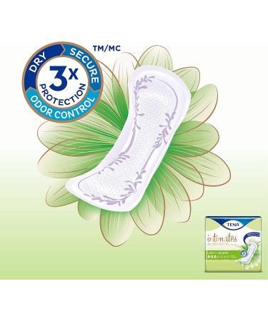 TENA Intimates Incontinence Pads for Women - Light Absorbency, Ultra Thin, Regular Length - 30 Count (Pack of 6) - Buy Online on GoSupps.com