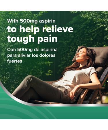 Aspirina Pain Reliever 500mg Aspirin Medicine Headache Relief 50 Count - Buy Online on GoSupps.com