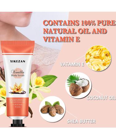 Travel Size Body Scrub 9-Pack: Exfoliating & Moisturizing Hand & Foot Care Set - Perfect Gift for Her - Buy Online on GoSupps.com