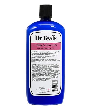 Dr Teal's Foaming Bath Milk & Rose 34oz - Relax and Rejuvenate with this Luxurious Bath Soak - Buy Online on GoSupps.com