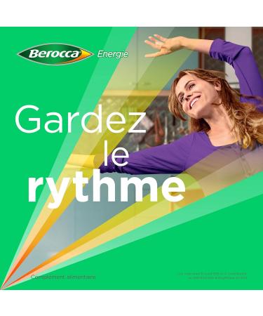 Berocca Cassis Energy - Multivitamins and Minerals - Vitamin C B3 B5 B1 B12 Magnesium and Zinc - Dietary Supplement - Helps Reduce Fatigue - 2 x 45 Effervescent Tablets - Buy Online on GoSupps.com