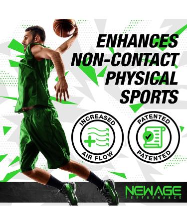 New Age Performance 5DS Sports Mouthpiece - Lower Jaw Design - No-Contact Green - Buy Online on GoSupps.com