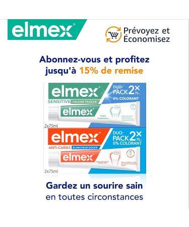 Elmex Toothpaste for Babies & Toddlers | Protects Milk Teeth Against Cavities | Dye-Free | Ages 0-6 | 75ml - Buy Online on GoSupps.com