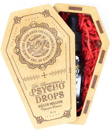 Psycho Juice Killer Millions Capsaicin Extract with Wooden Coffin Dark Arts Collection - Buy Online on GoSupps.com