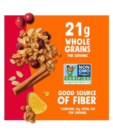 Bear Naked Granola Cereal Vegetarian Breakfast Snacks with Protein Original Cinnamon 11.2oz Bag (1 Bag) - Buy Online on GoSupps.com