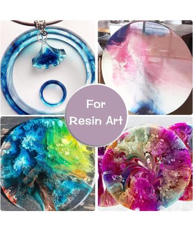 Alcohol Ink Set - 24 High Concentrated Colors with Metallic Inks for Resin Petri Dish & Epoxy Art - 2410ml - Buy Online on GoSupps.com
