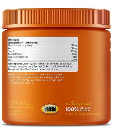 Zesty Paws Salmon Bites â€“ Skin & Coat Chews for Dogs | 90 Soft Chews, All Ages - Buy Online on GoSupps.com