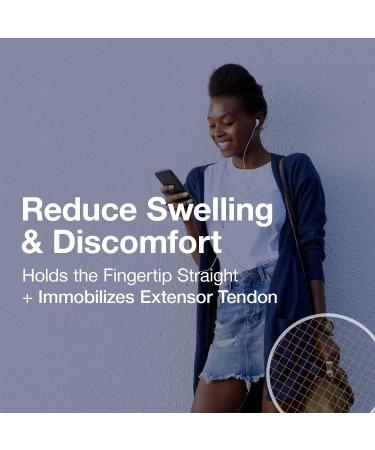 Aluminum Padded Finger Splint Immobilizer for Acute Injury & Knuckle Fracture - Small Size International Shipping Available - Buy Online on GoSupps.com