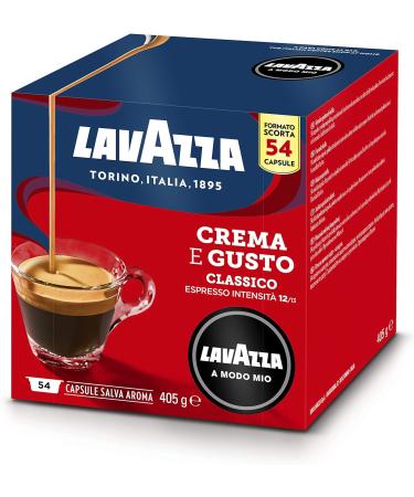 Lavazza A Modo Mio Crema e Gusto 54 Coffee Capsules - Classico 54 Count - Buy Online on GoSupps.com