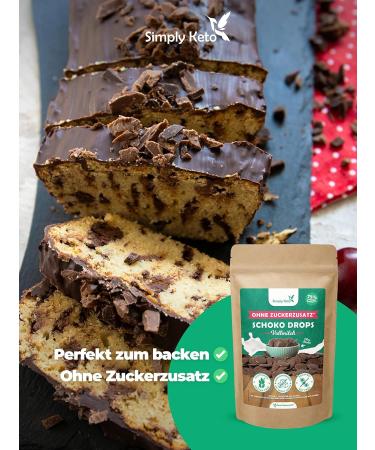 Simply Keto Lower Carb Chocolate Drops 200g | Sugar-Free Full Milk Snack | Ideal for Keto & Low-Carb Diets - Buy Online on GoSupps.com