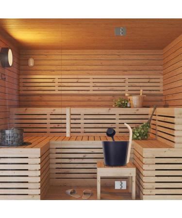 Sauna Bucket Ladle 7L Sauna Bucket with Long Wooden Handle Aluminum Sauna Bath Barrel Heat Resistant Sauna Accessories Set Handmade Sauna Bucket Sauna Bath Water Container Dry Sauna Supplies for - Buy Online on GoSupps.com