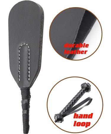 18 Premium Quality English Horse Riding Crop - Black | Equestrian Equipment - Buy Online on GoSupps.com
