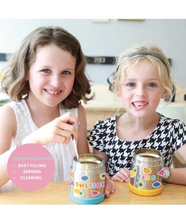 Mummy Cooks Insulated Children's Food Flask 300ml (Pink) | Free Stickers - Buy Online on GoSupps.com