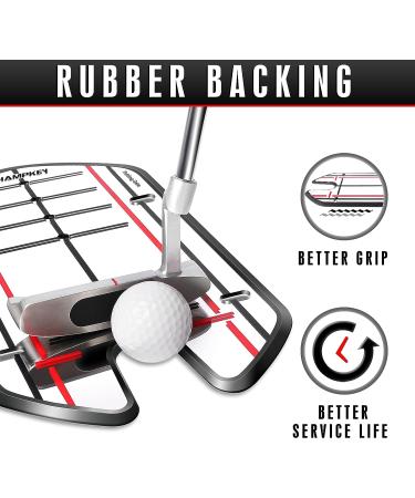 CHAMPKEY Premium Golf Putting Mirror with Durable Rubber Backing and Gates - Includes Cover Mirror for Alignment Practice - Buy Online on GoSupps.com