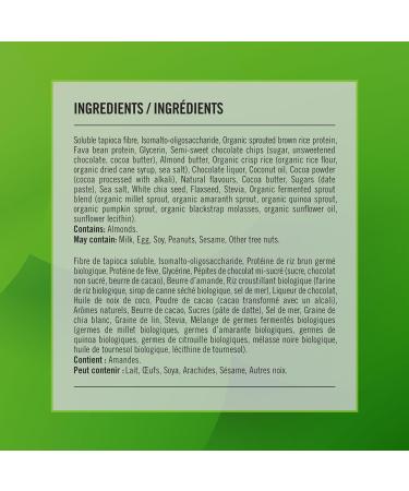 Iron Vegan Sprouted Protein Bar - Double Chocolate Brownie Choc. Brownie 64g/12 - Buy Online on GoSupps.com