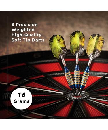 Viper Spinning Bee Soft Tip Darts 16g, Blue + Casemaster Storage/Travel Case - Buy Online on GoSupps.com
