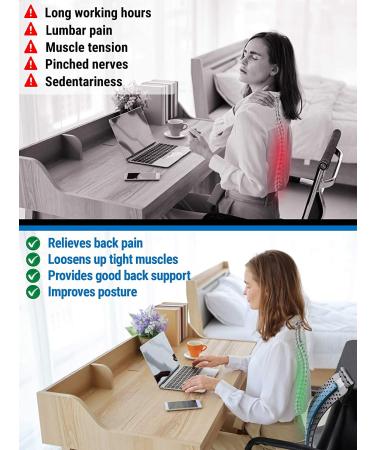 Spine Deck Back Stretcher for Lower Back Pain Relief | Multi-Level Lumbar Spine Stretcher Device - Buy Online on GoSupps.com