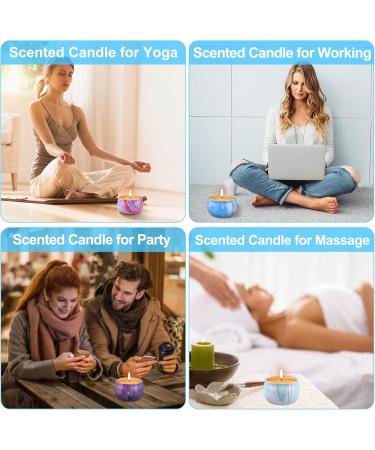 Scented Candles Gift Set for Women - 9 Pack Natural Soy Wax Aromatherapy Candles for Spa Meditation & Special Occasions - Buy Online on GoSupps.com