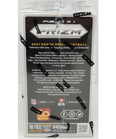 2021 Panini Prizm Football Trading Cards Blaster Box - 6 Packs, 4 Cards Per Pack - Buy Online on GoSupps.com